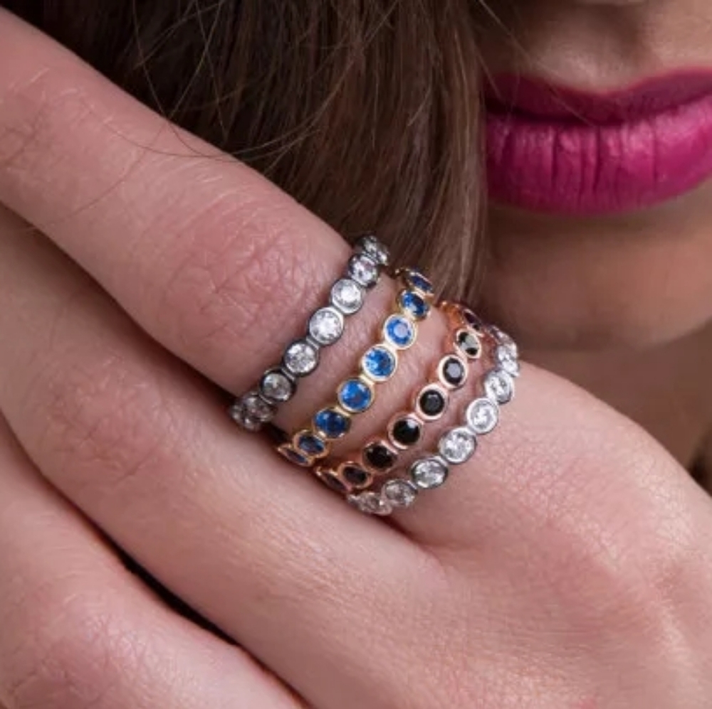 Chic Silver Starshine Finger Ring